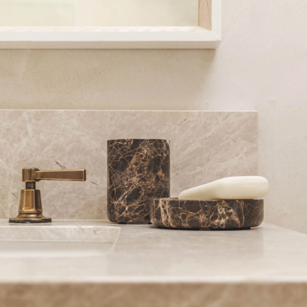 Divine Bathroom Tumbler in Dark Chocolate - Image 2