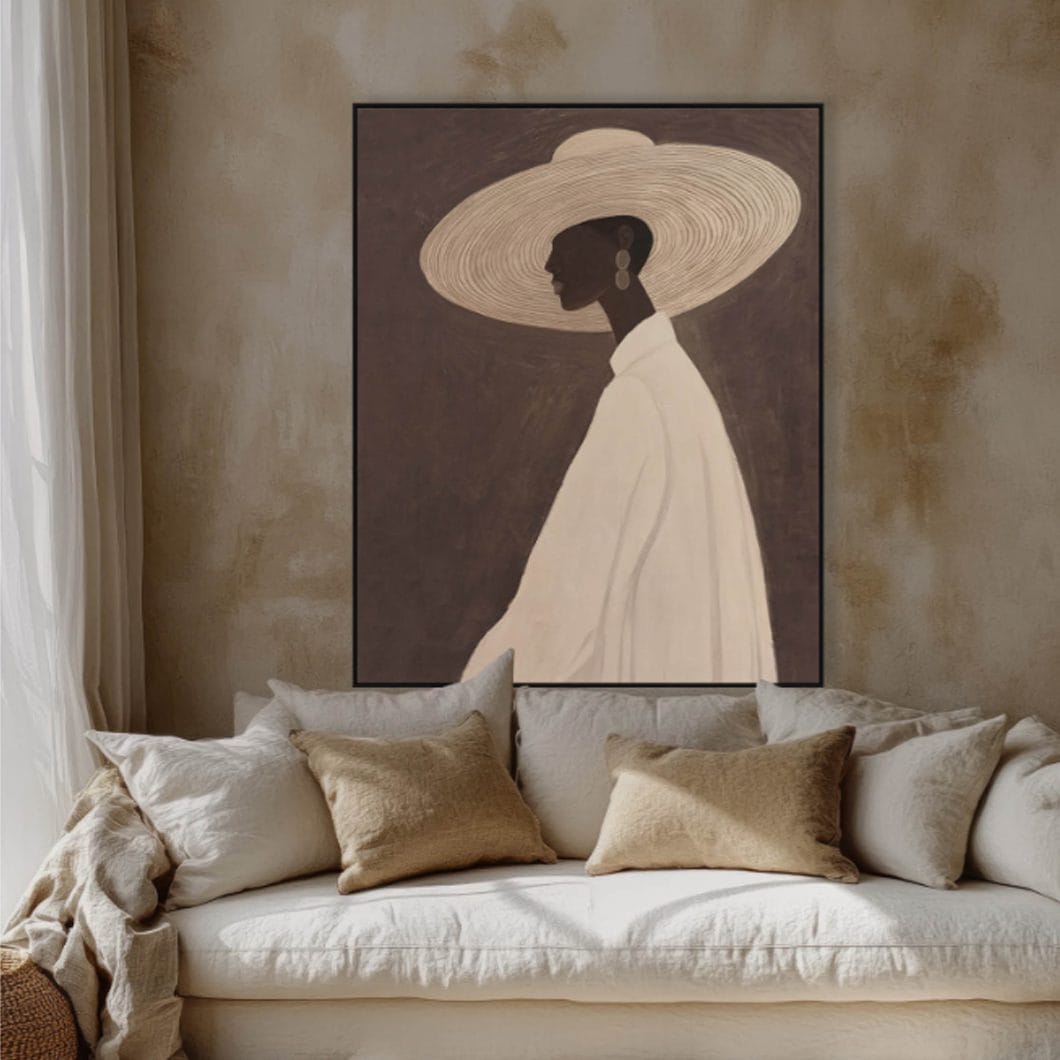 La Belle Dame Wall Art in Espresso - Image 3