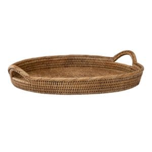 Phoenix Round Tray in Naturelle