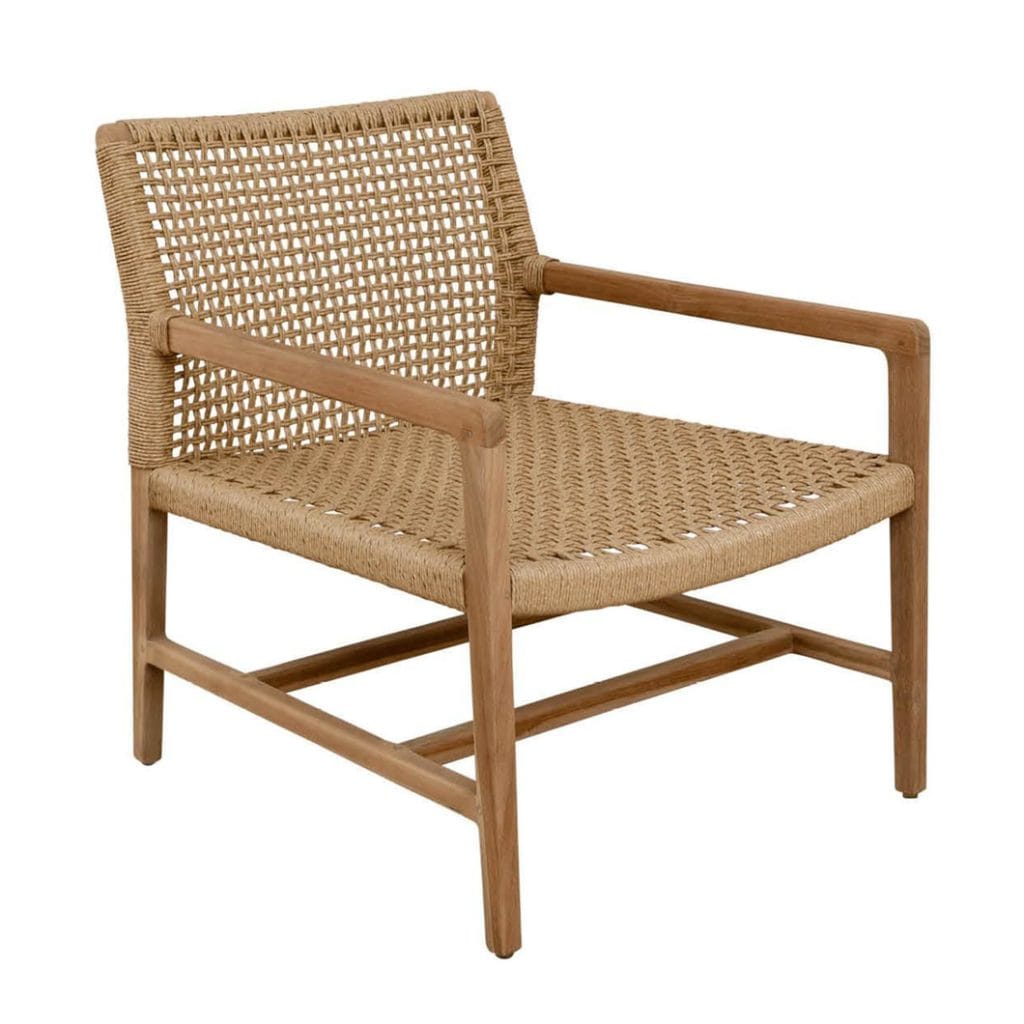 Webb Teak Occasional Chair in Natura