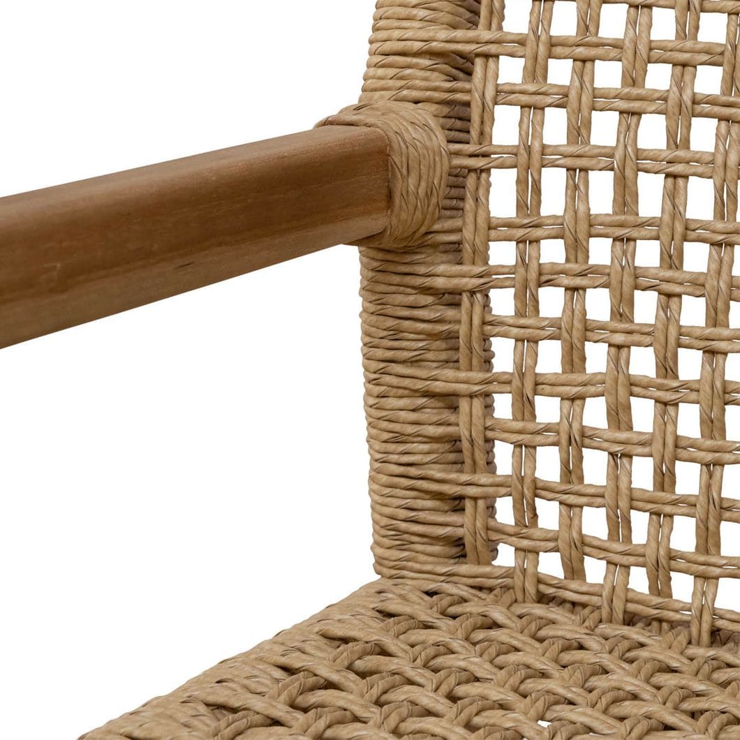 Webb Teak Occasional Chair in Natura - Image 4