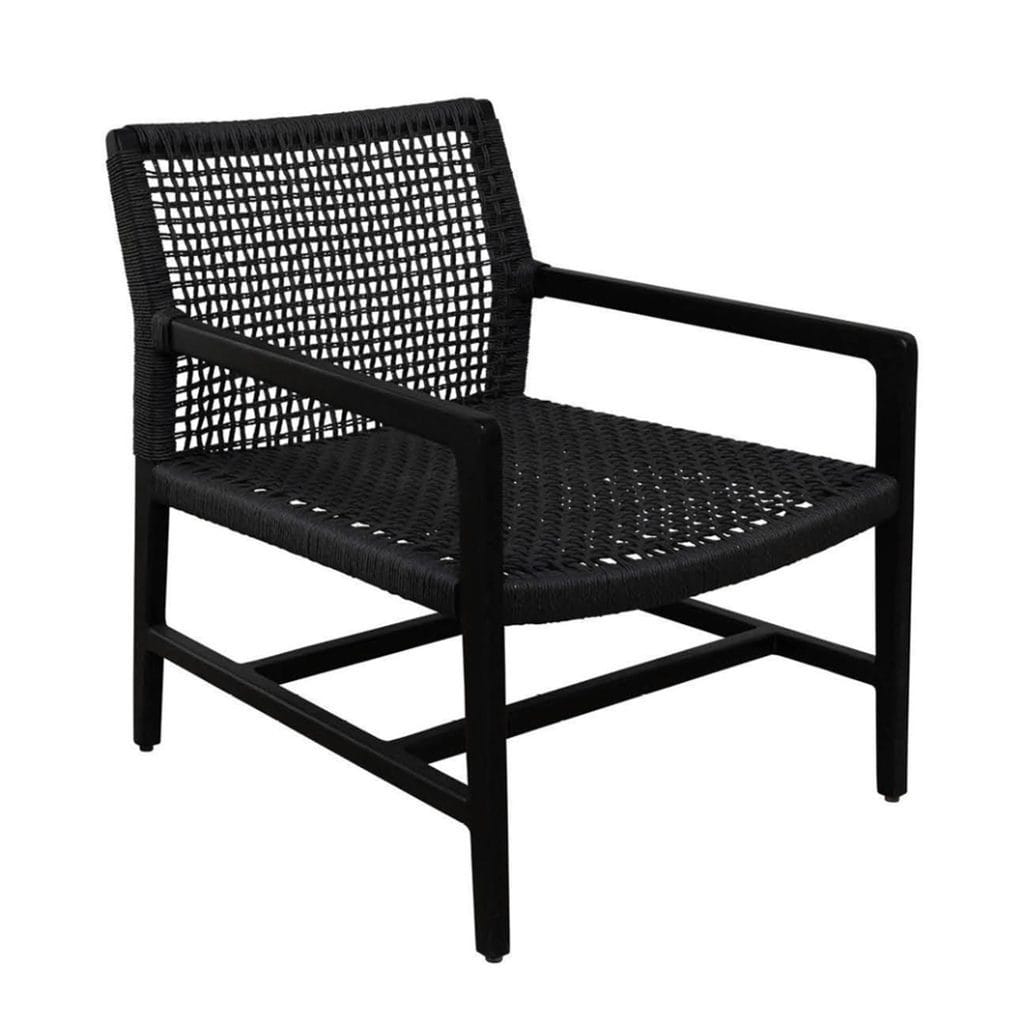 Webb Teak Occasional Chair in Volcanic