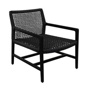Webb Teak Occasional Chair in Volcanic