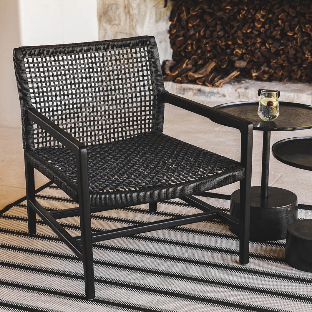 Webb Teak Occasional Chair in Volcanic - Image 6