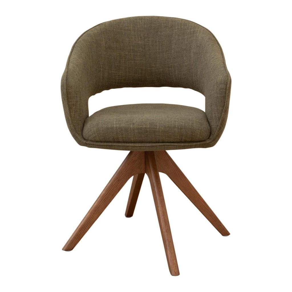 Emma Swivel Dining Chair Basil