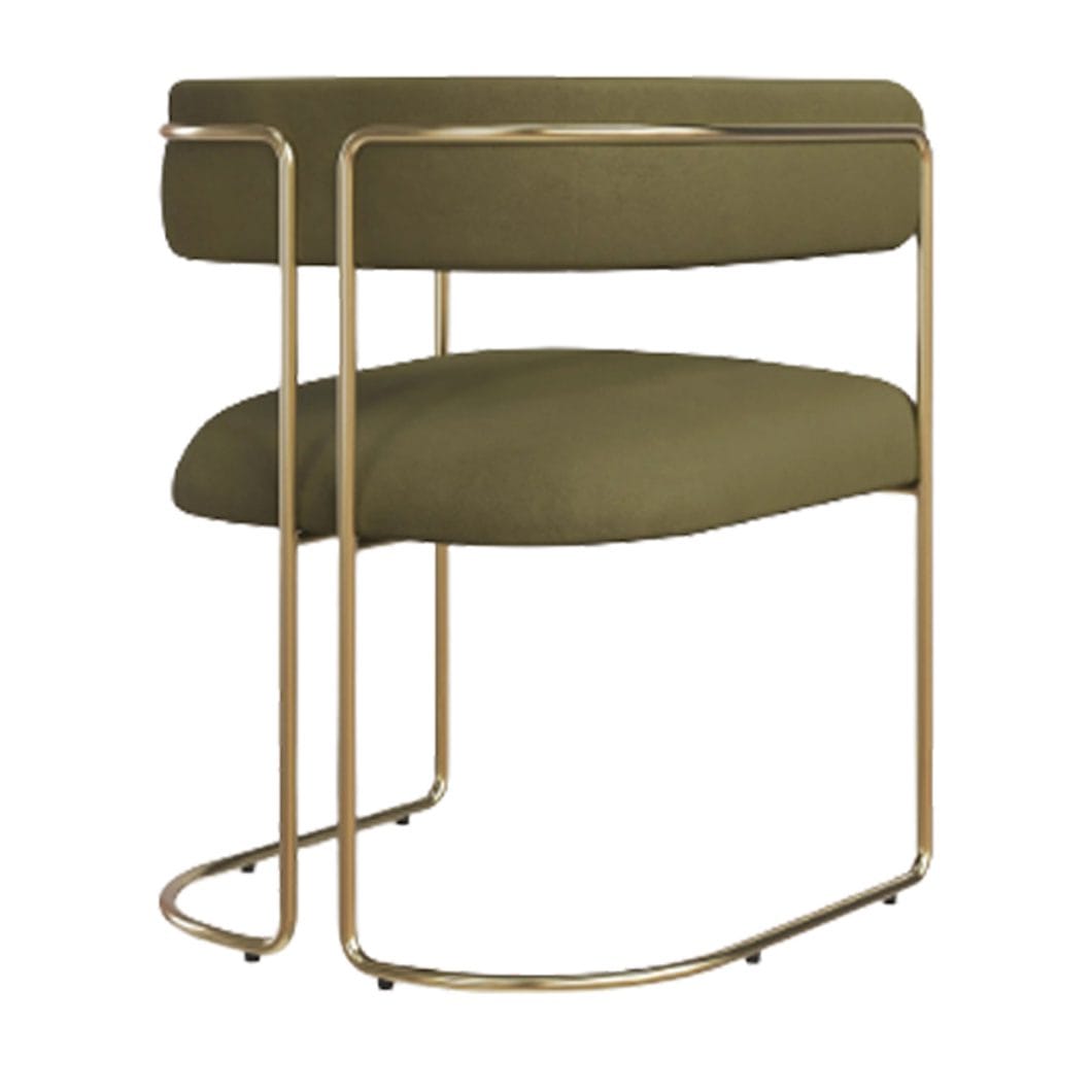 Juliana Chair in Moss Green - Image 4
