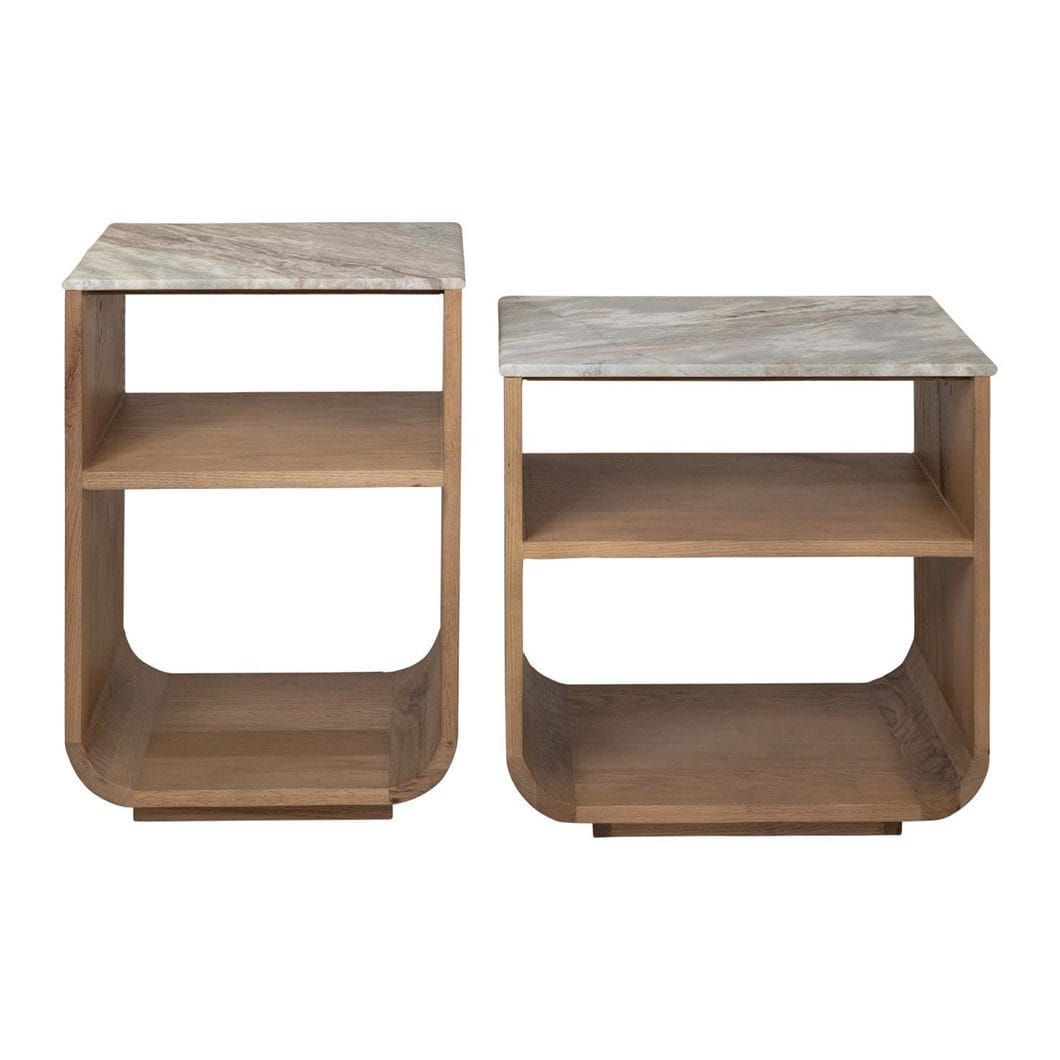 Portland Marble Nightstand in Cumin - Image 5