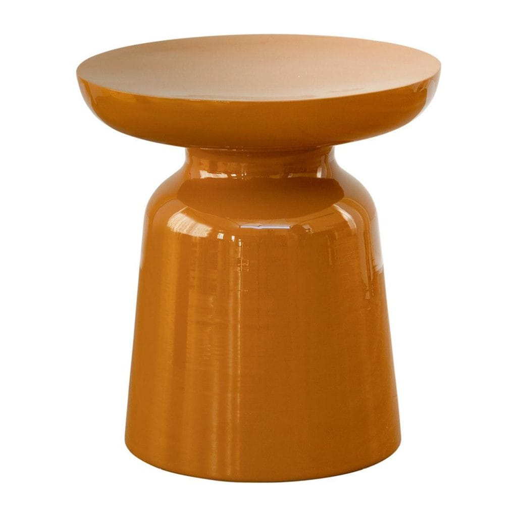 Hibiscus Side Table in Saffron