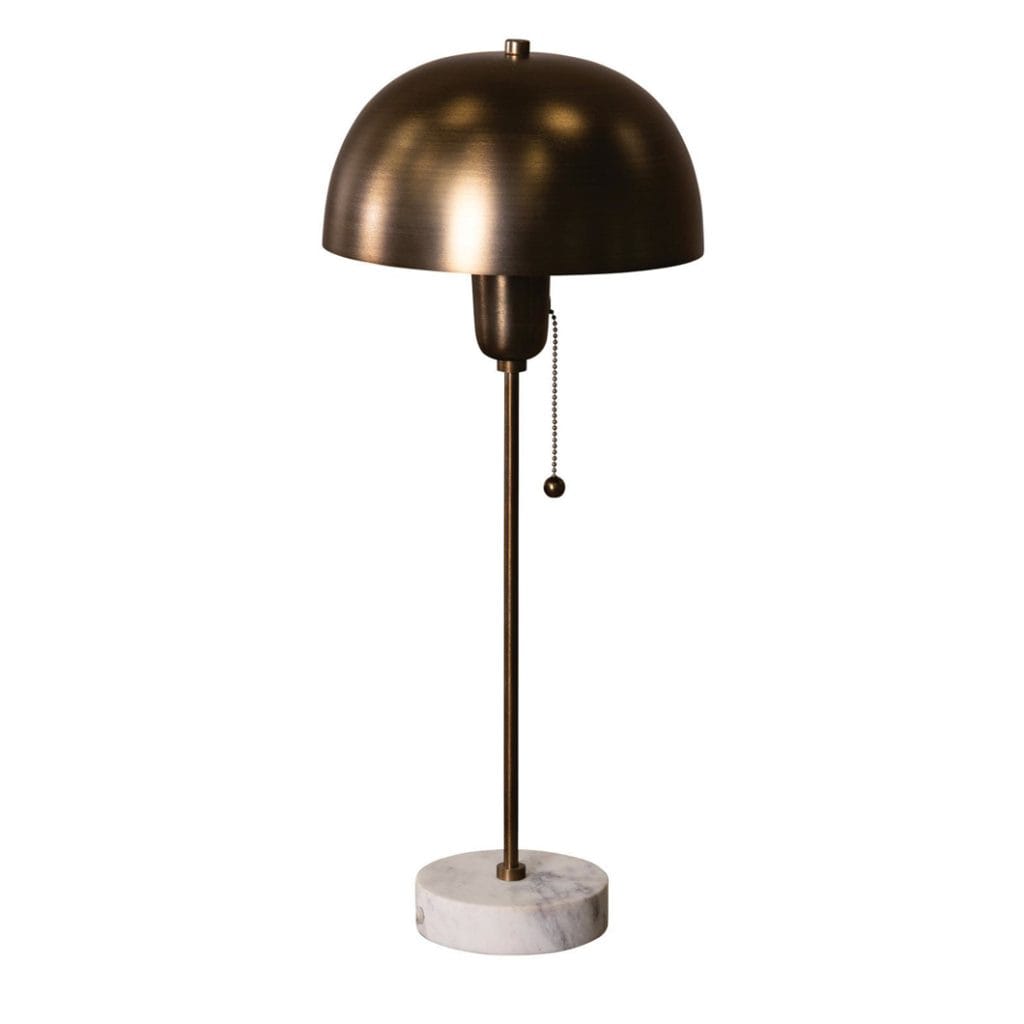 Lyric Bedside Lamp in Gilded