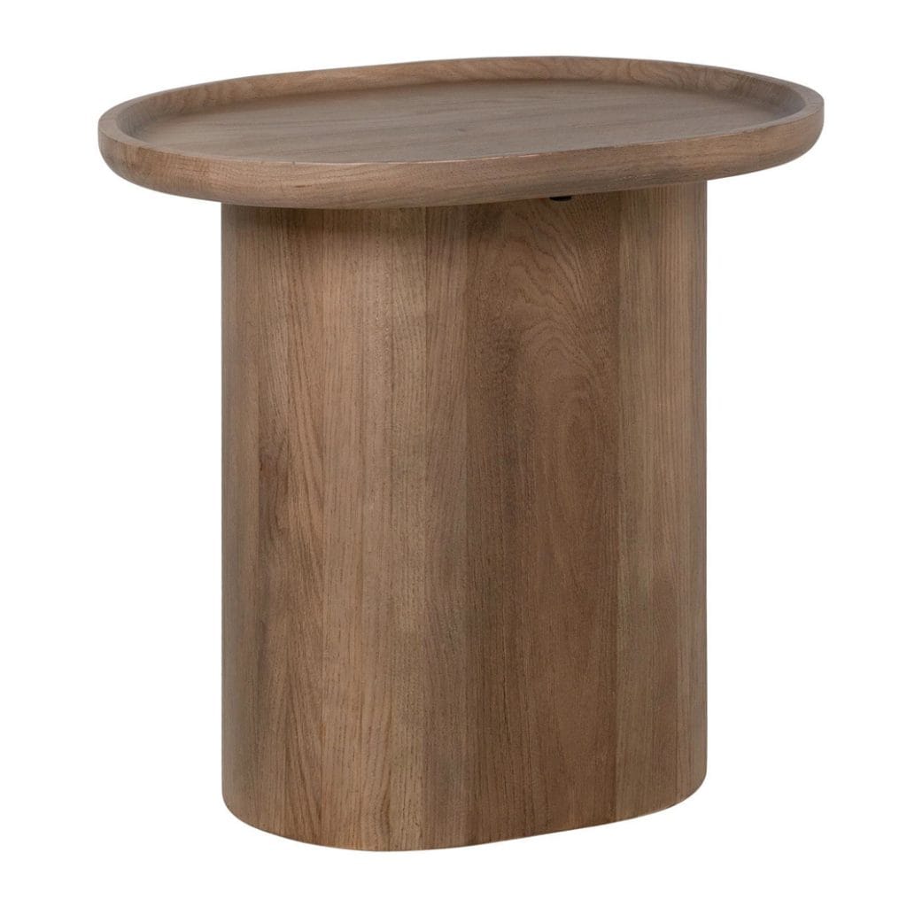 Maurula Oak Side Table in Cumin