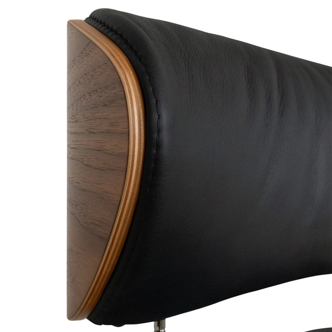 Duke Leather Occasional Chair Set in Obsidian - Image 5