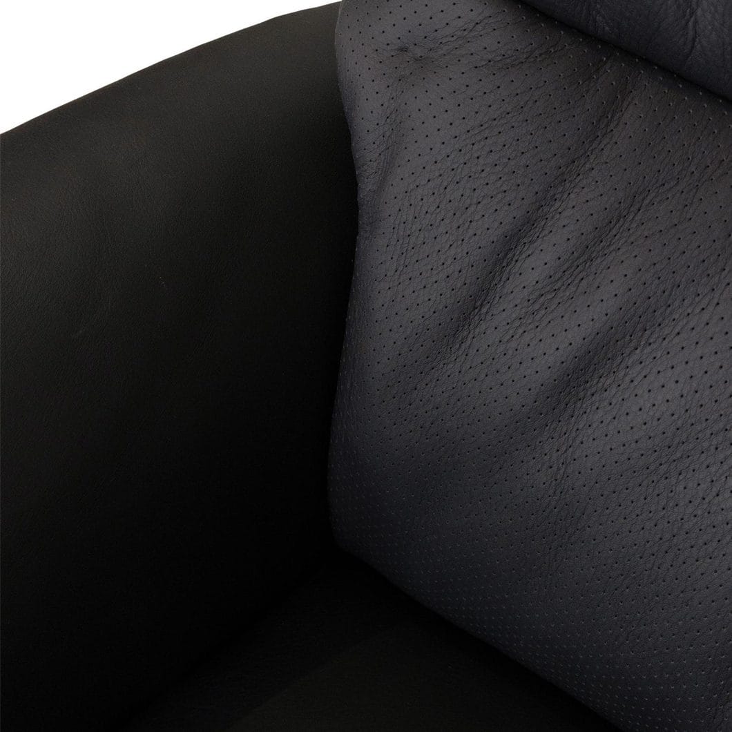 Duke Leather Occasional Chair Set in Obsidian - Image 6