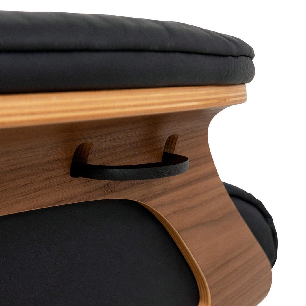 Duke Leather Occasional Chair Set in Obsidian - Image 7