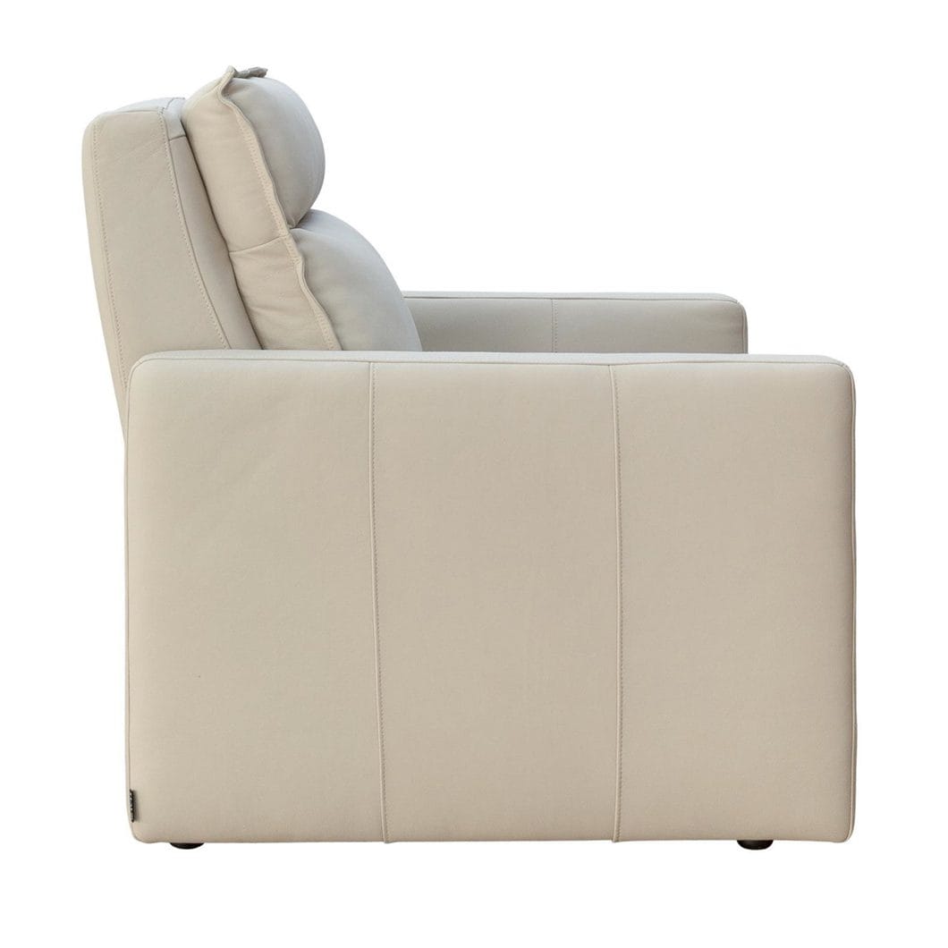 Ralph Leather Incliner Chair in Crema - Image 7
