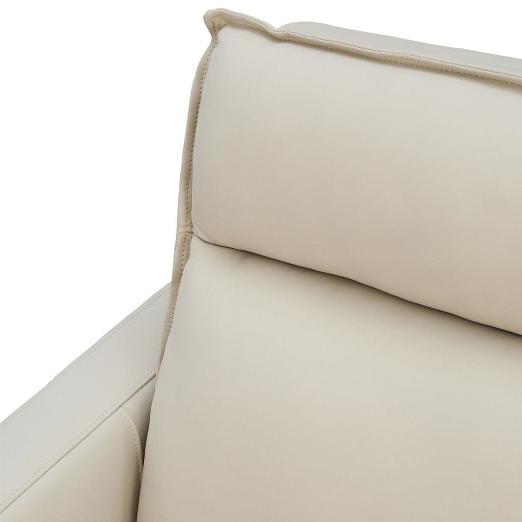 Ralph Leather Incliner Chair in Crema - Image 6