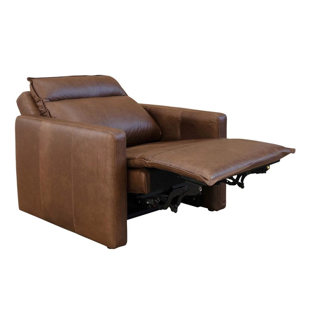 Ralph Leather Incliner Chair in Mocha - Image 3