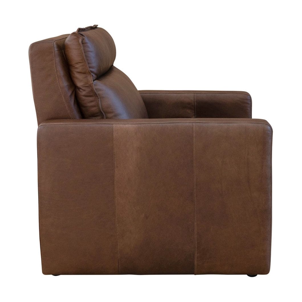 Ralph Leather Incliner Chair in Mocha - Image 5
