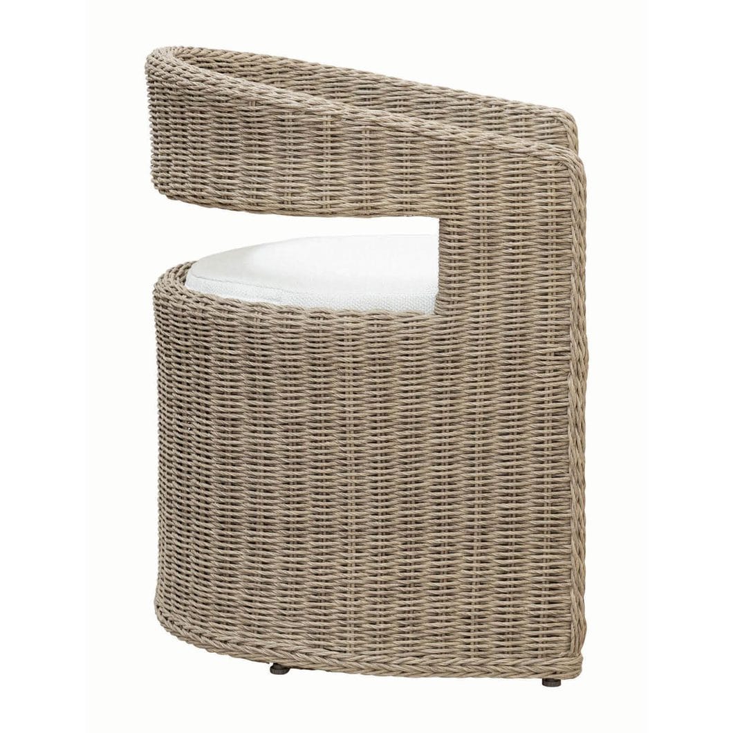 Curacao Outdoor Dining Chair in Creamed Honey - Image 3