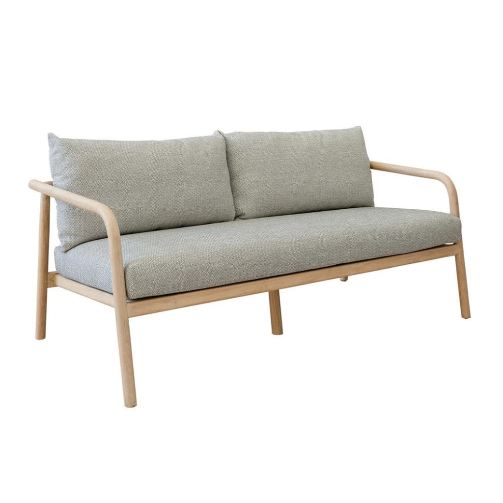 Anastasia Teak Sofa 3-Seater in Drizzle