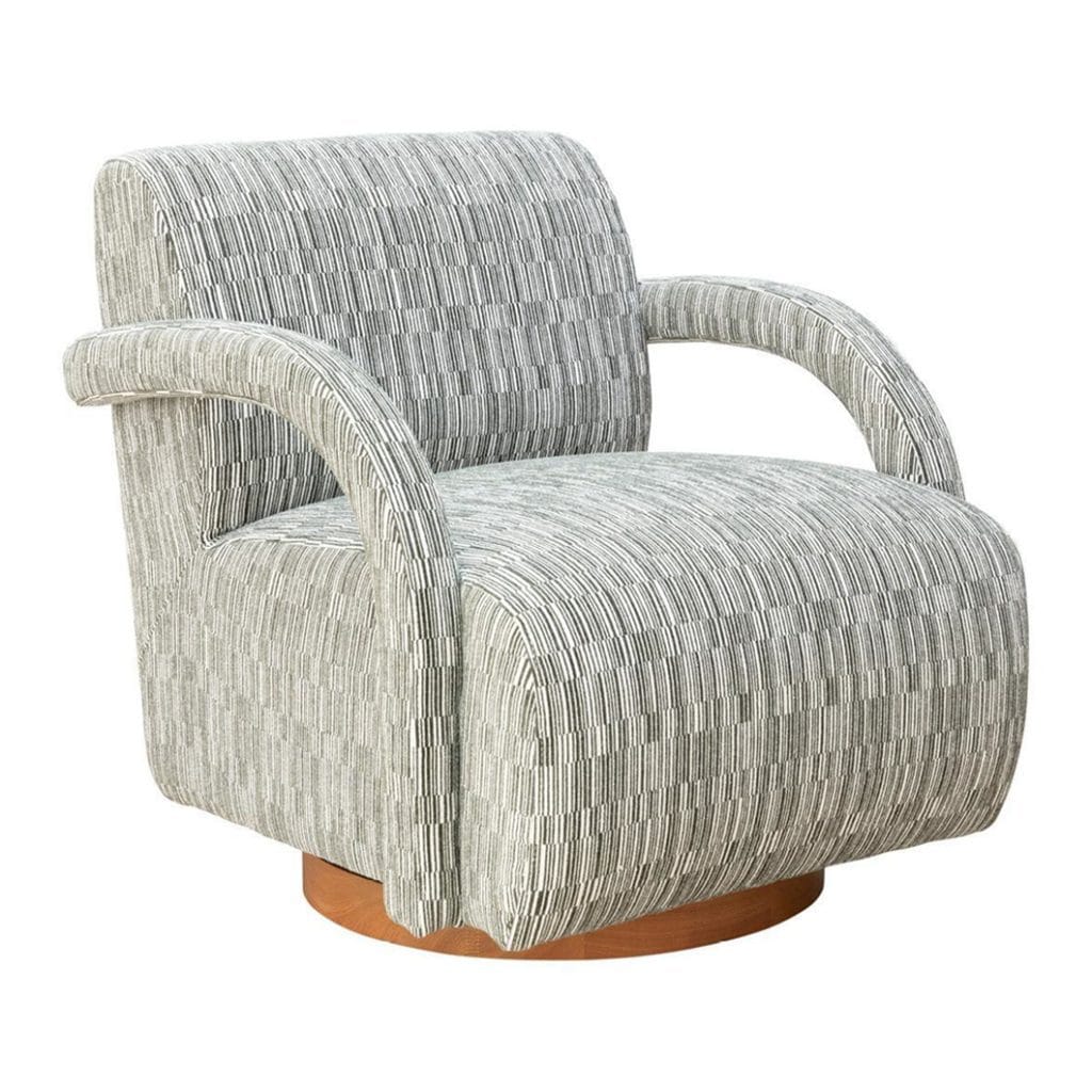 Highborn Swivel Chair in Jewel