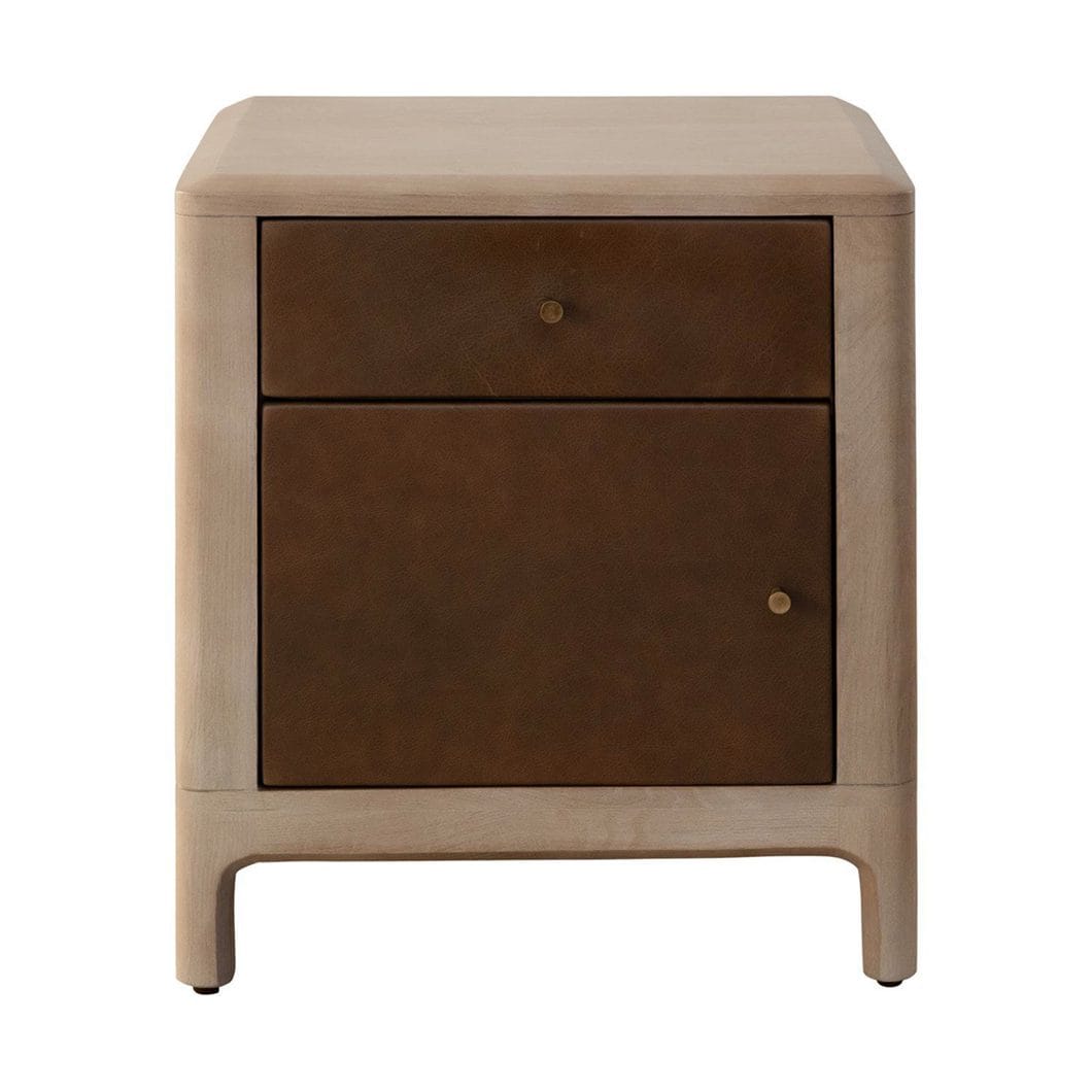 Memphis Oak Nightstand in Mocha - Image 3