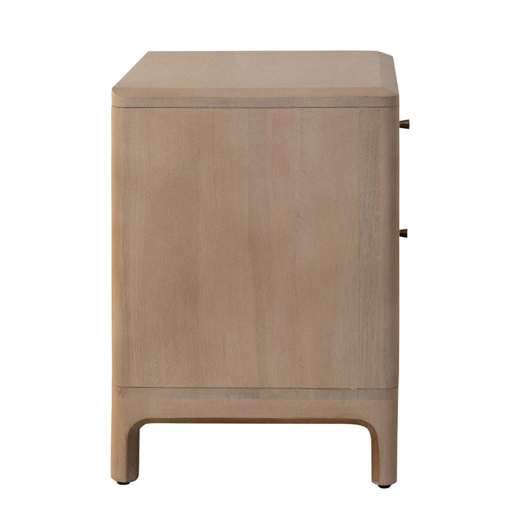 Memphis Oak Nightstand in Mocha - Image 4