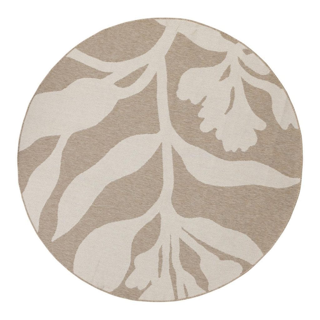 Wildvine Round Rug in Desert