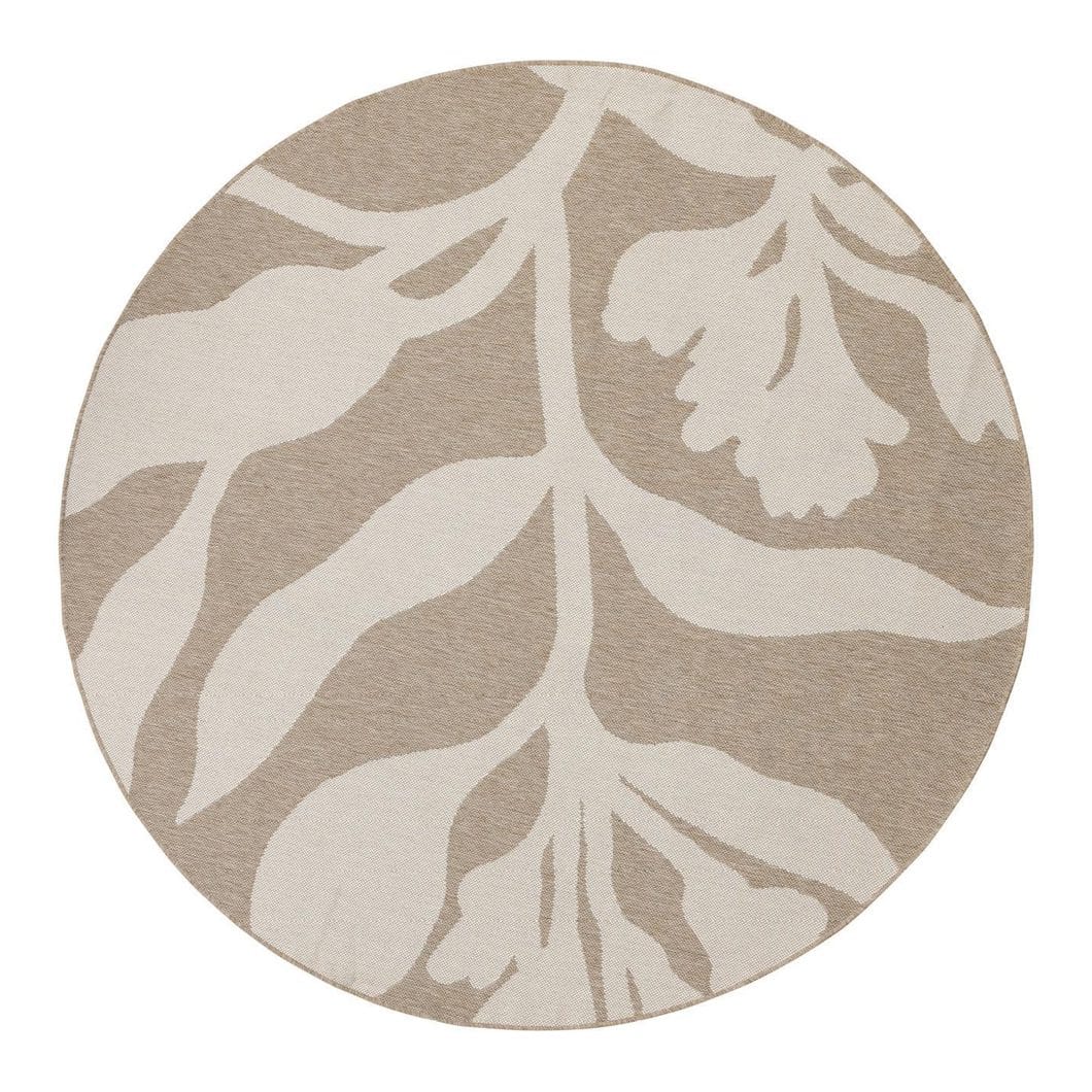 Wildvine Round Rug in Desert