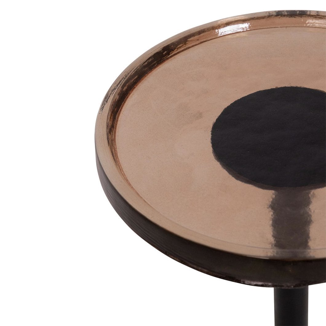 Dew Drops Glass Side Table in Bark - Image 2