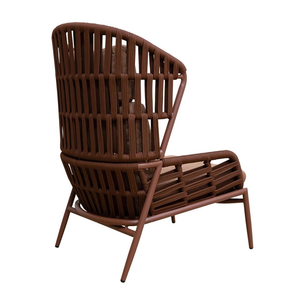 Fleur Occasional Chair in Terracotta - Image 4