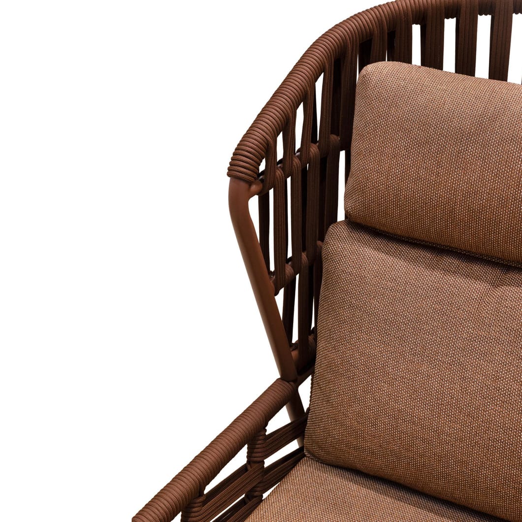 Fleur Occasional Chair in Terracotta - Image 5