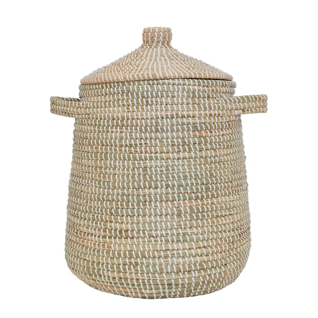 Mai Laundry Basket in Blanc - Image 2