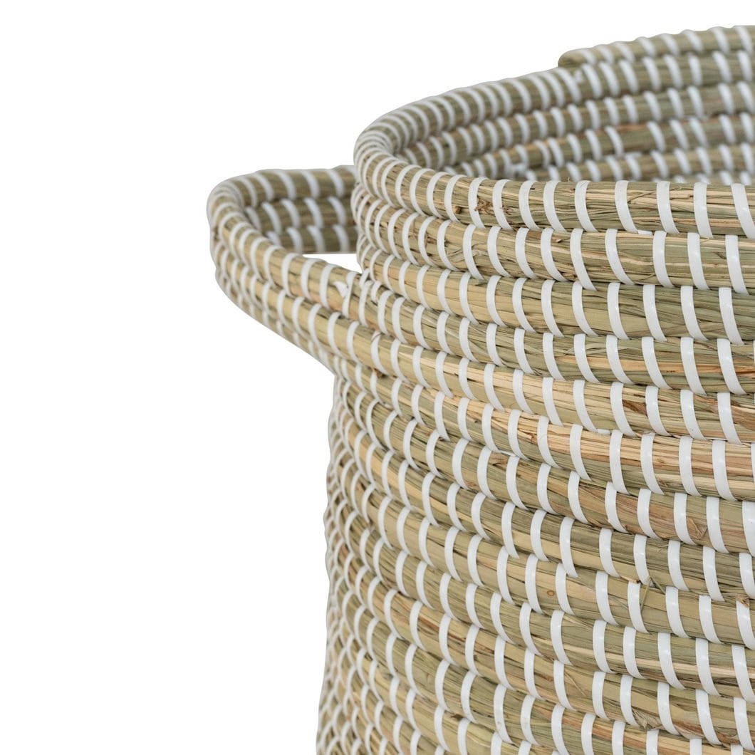 Mai Laundry Basket in Blanc - Image 3