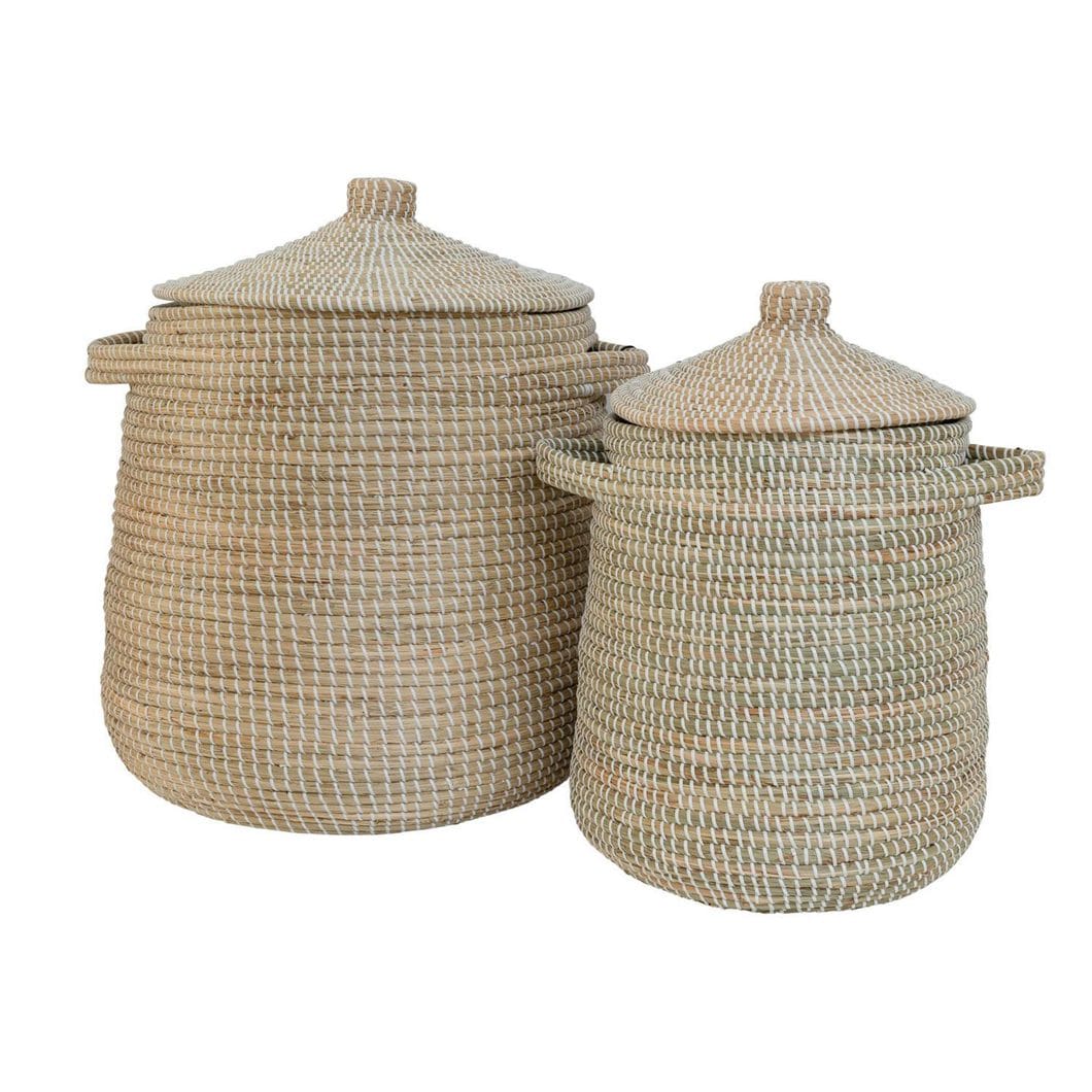 Mai Laundry Basket in Blanc - Image 4