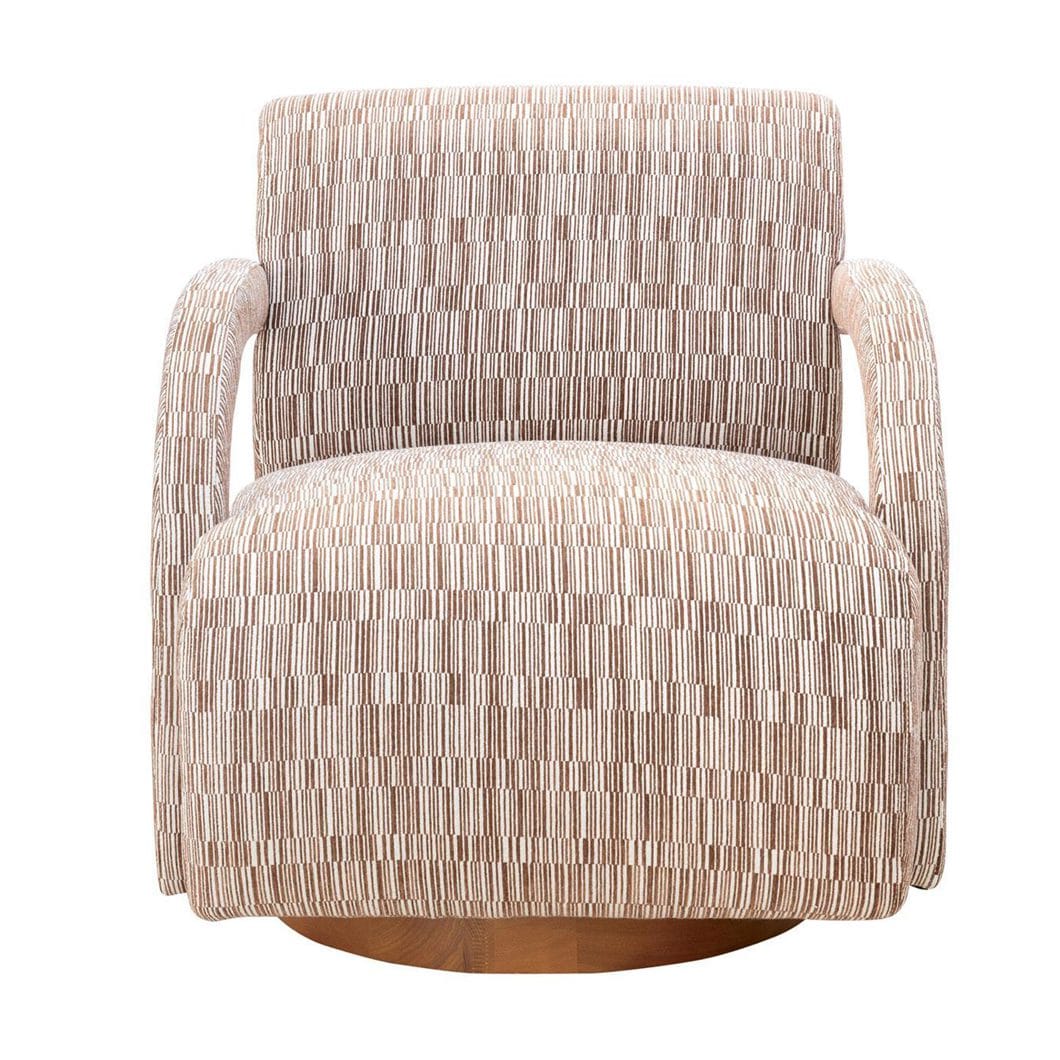 Highborn Swivel Chair in Saffron - Image 2