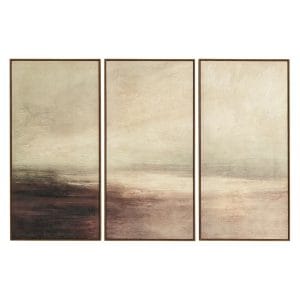 Tonal Expanse Wall Art Set of 3 in Dustfall