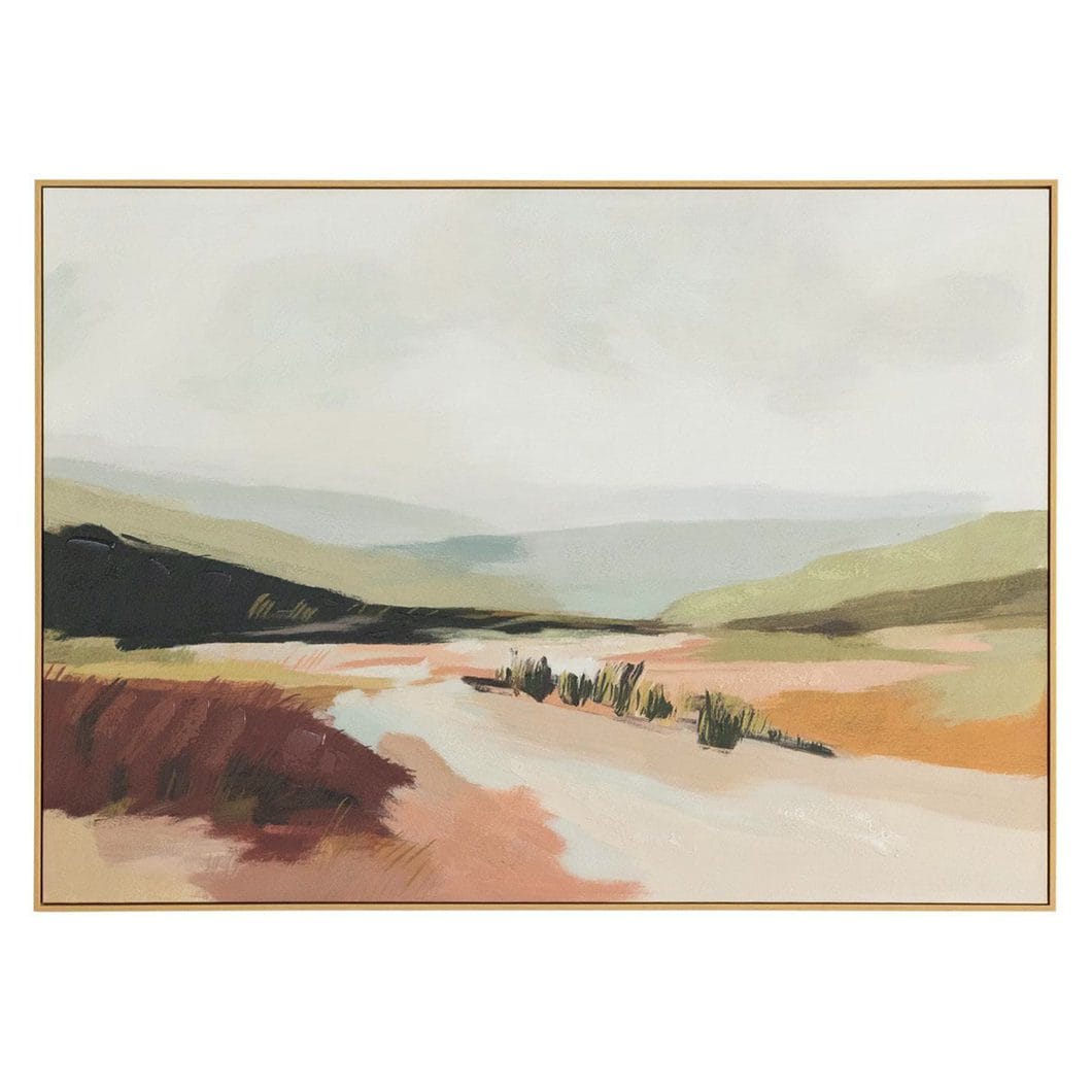 Blush Horizon Wall Art in Field